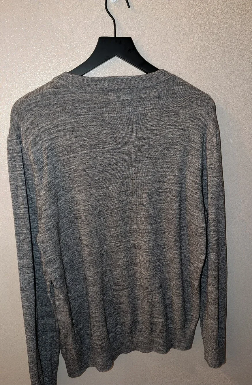 H&M Men's Heather Gray Crewneck Sweater